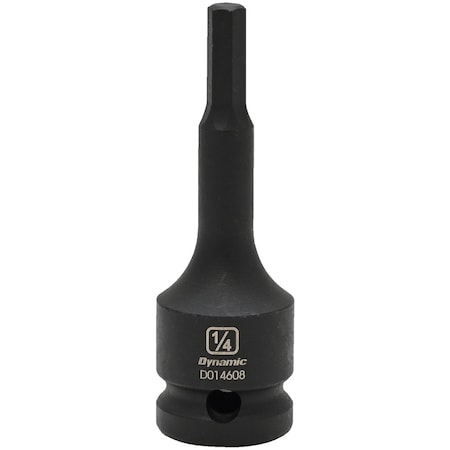 Dynamic Tools 1/2" Drive SAE Hex Head, 1/4", Bit Impact Socket D014608